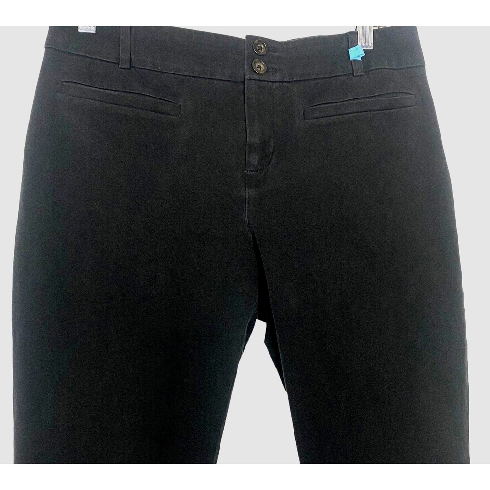 ANTHROPOLOGIE Women Essential Ankle Slim Pants Sz 10 Black Casual Work 40-1 - Picture 3 of 9